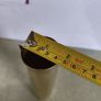 Decorative  brass. Simple design As Army Shell / tub Case Vase. or the other side as  tealight candle holder, Image 3