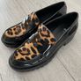 ZARA Leopard Print Loafers - Size 38 Image 2