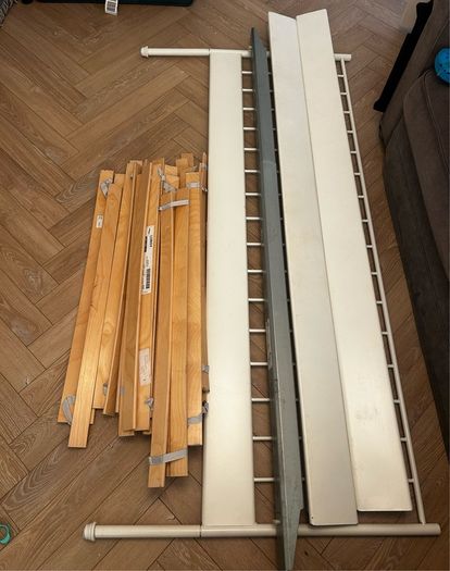 Ikea LEIRVIK Bed Frame 160 x 200 cm White