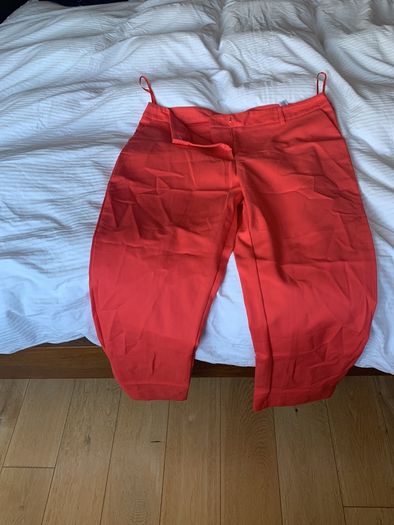 Dunnes red trousers