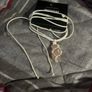 Weekday Stina crystal look rope necklace in white Image 2