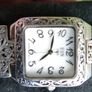 Vintage Sterling Silver 925 Eon 1962 Swiss Movement Bracelet Watch in Sterling Silver (7.50 In) 70 Grams Image 5