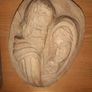 Primitive Holy Family Timber Carving Image 5