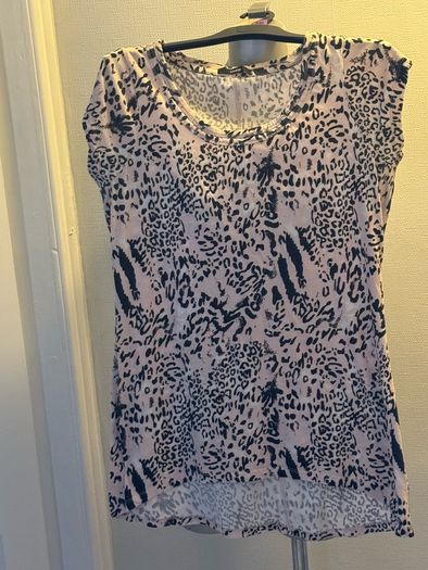 George long line pink cotton top size UK16 EU44 Postage included