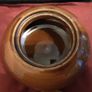 brown lidded bowl with dog on lid Image 2