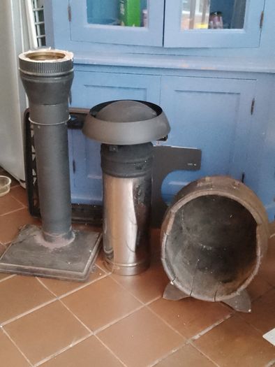4m Stove Flue System  Twin Wall Insulated Stainless Steel and Fittings