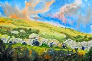 kesh caves Sligo watercolour