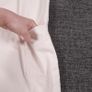 Zara Off White Cream Belted Frayed Hem Wide Leg Cargo Utility Jeans Size S Image 5