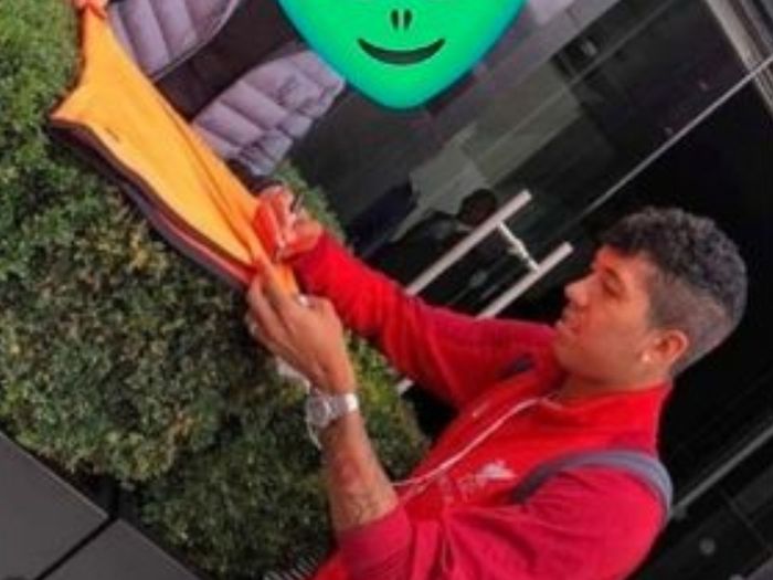 Liverpool Multi Signed With some Pic prof including Mo Salah