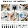 280w Electric Pottery Wheel Machine 25cm W/ Detachable Basin Ceramic Formectric Pottery Image 5