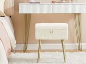 Dressing table stool with storage