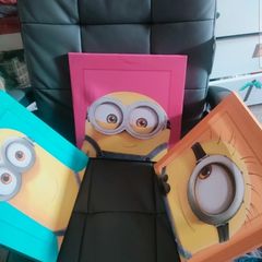 Minions Canvas pictures x 3