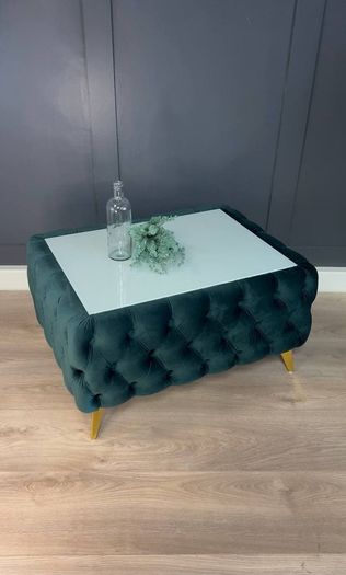 Chesterfield velvet coffe table
