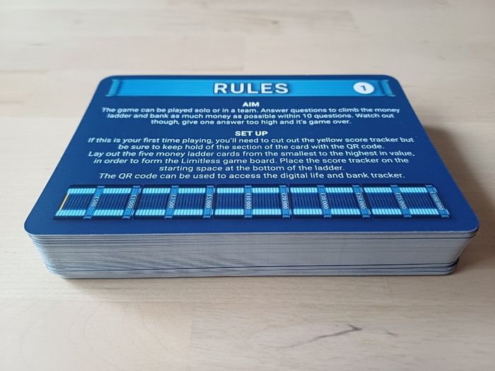 Ant & Dec Limitless Win Quiz Trivia Family Card Game 2023