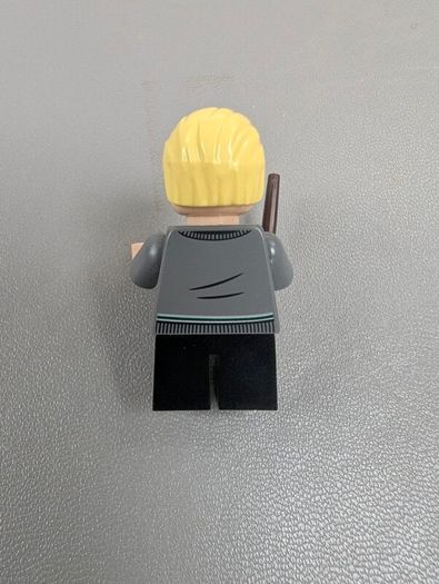 LEGO Harry Potter Draco Malfoy Mini Figure (Grey Sweater) as Child with Wands
