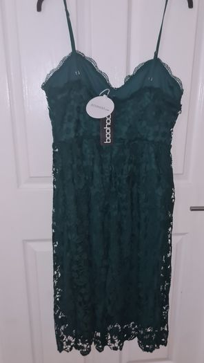 Plus Crotchet Lace Midi Dress Uk 18 (nwt)