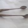 a antique solid silver suger tongs or nips Image 2