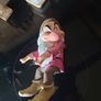 Disneys Snow White And The 7 Dwarfs Toy Piano Accordion With Dopey Figure Image 3