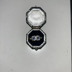 sapphires and diamond ring