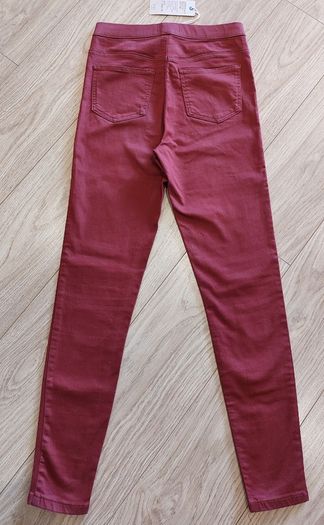 Brand new dark red jeggins - size 10 long