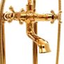 Freestanding Bathtub Faucet Stainless Steel 99.5 cm Gold Image 3