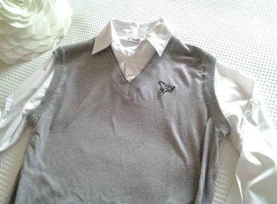 Henleys Grey Jumper/Shirt for Men - Size M