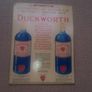 Vintage Duckworth Spanish Card Advert. Image 3