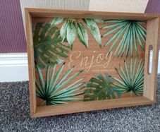 Wooden Tea Tray/ Breakfast In Bed Tray