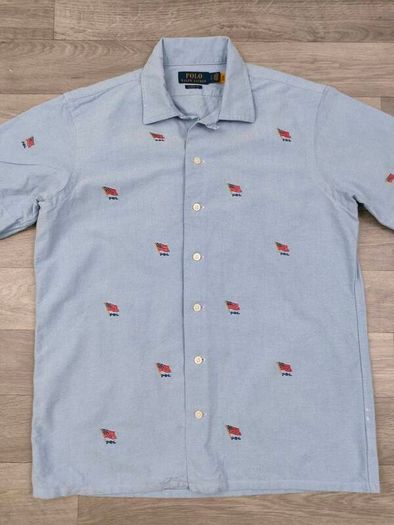 Polo Ralph Lauren Embroidered Short Sleeve Shirt Mens Small