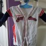 Baseball style jumpsuit size 6/9 months Image 2