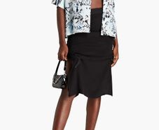 MCQ Alexander Mcqueen Silk Slip Skirt