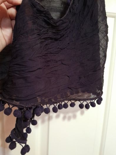 Purple scarf