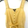 Primark Yellow Linen Blend Wide Leg Jumpsuit - Size 10 Image 2