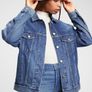 GAP Classics OVERSIZED Denim Jacket New L             -  From Gap For Good with Washwell Image 8