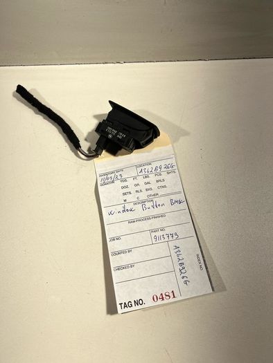 BMW 5 E60 E61 Electric window control switch 9113773 A3l2b926g