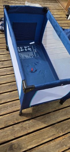 2 tier Travel cot with changing table. excellent condition.