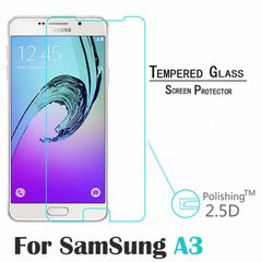Genuine Tempered Glass 9H Screen Protector For Samsung Galaxy A3 (2016 model)
