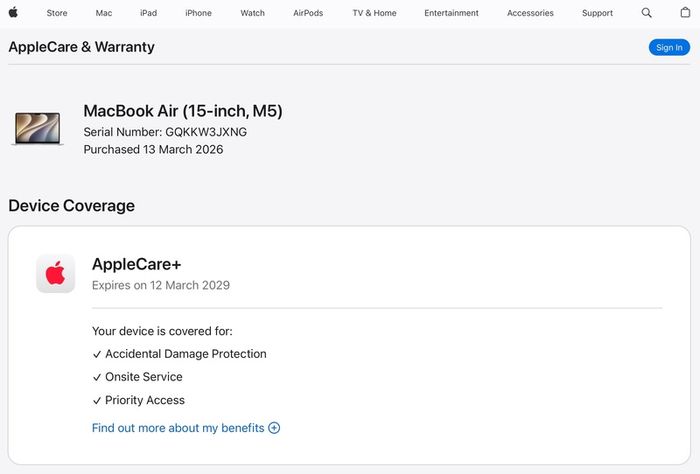 Apple MacBook Air M5 15" 16GB 512GB