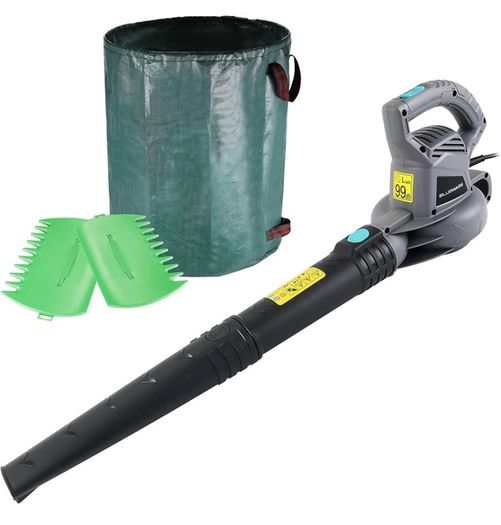 3000W Corded Garden Leaf Blower with 262L Garden Waste Bag, Leaf Scoop Hand Rakes,8m Power Cable, for Clearing Patios Gardens (FREE POSTAGE)