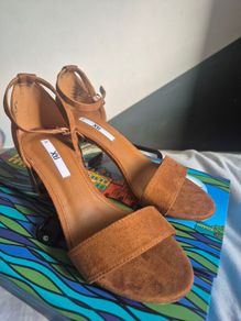 Xti - Sandals in brown suede leather on a 5cm heel _NEW