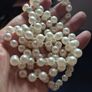 3 Tones of Vintage Beaded Faux Pearls Necklaces Bundle Image 3