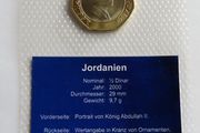 Jordan 1/2 Dinar 2000 Abdullah II | Bimetallic collector coin