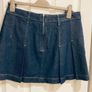 New marks and Spencer's denim pleated mini skirt Image 3