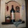 Arister Gifts Wine Shadow Box Wall Hanging Rustic Kitchen Decor 3D With Plaque Image 4