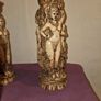 Pair of Vintage Carved Resin Vases Image 10