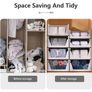 Organize Clapboard rack Wardrobe Storage Partition rack kitchen shelf Combinable Toy Storage rack FoldableClothing storage shelf Image 3