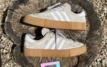 Adidas Samba Matte Grey Suede White Gum