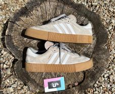 Adidas Samba Matte Grey Suede White Gum