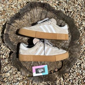 Adidas Samba Matte Grey Suede White Gum