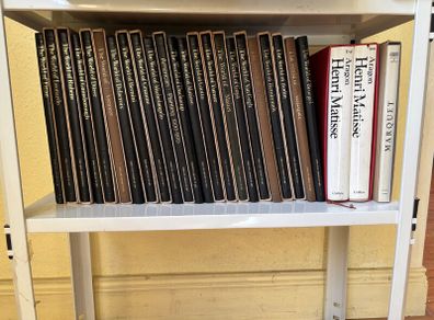 Collection of art books